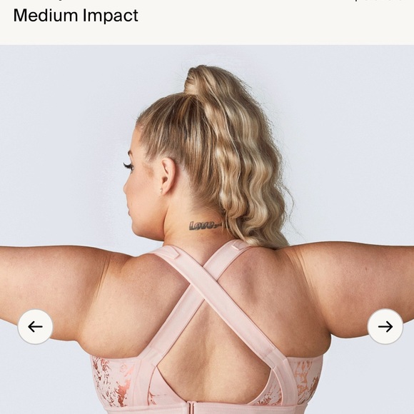 SHEFIT Mauve Zip-Front Sports Bra - Picture 6 of 6